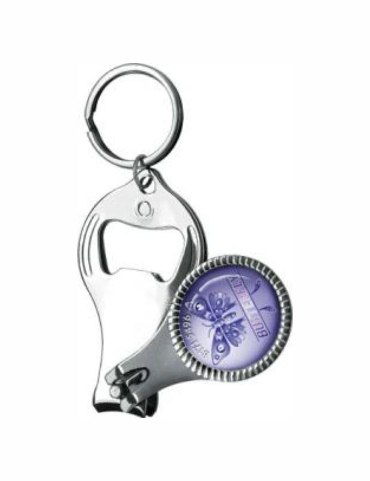 Chaveiro Cortador de Unhas com Abridor Personalizado - Praticidade e Estilo - CBCHACORTADOR