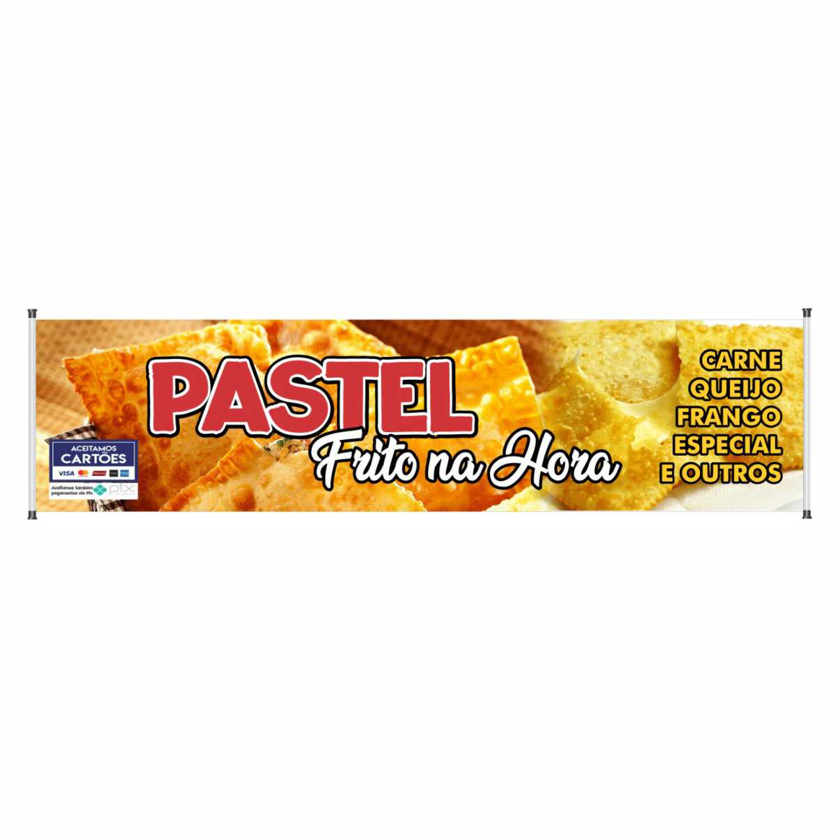 Faixa pastel frito na hora  mod201