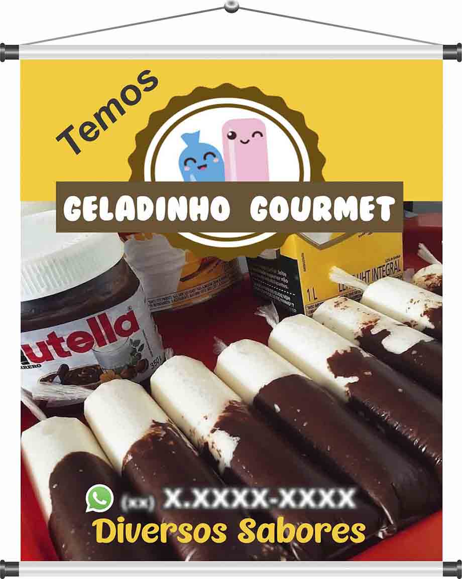 Banner geladinho gourmet mod12