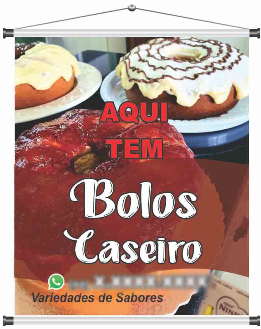Banner bolo caseiro mod17