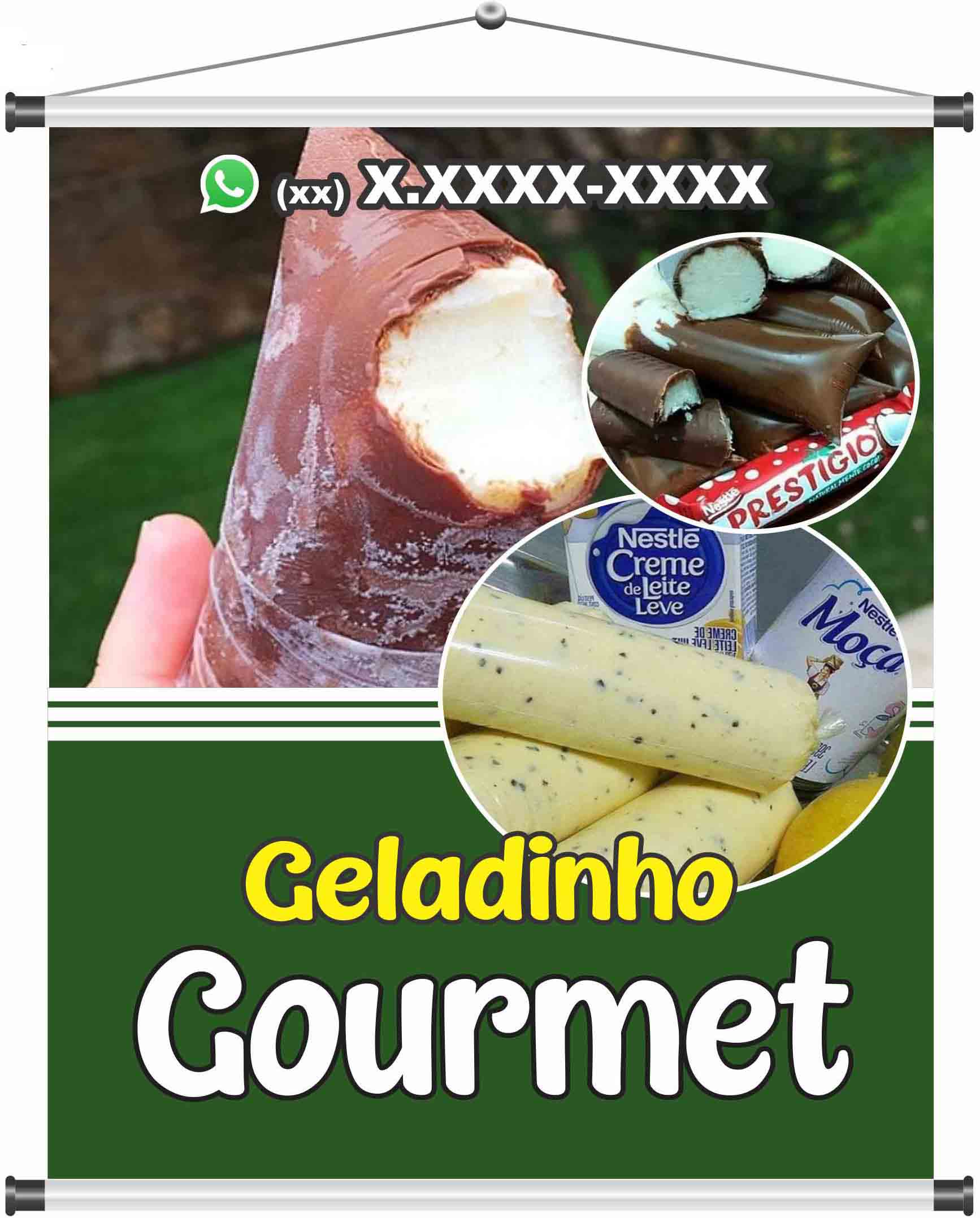 Banner geladinho gourmet mod13