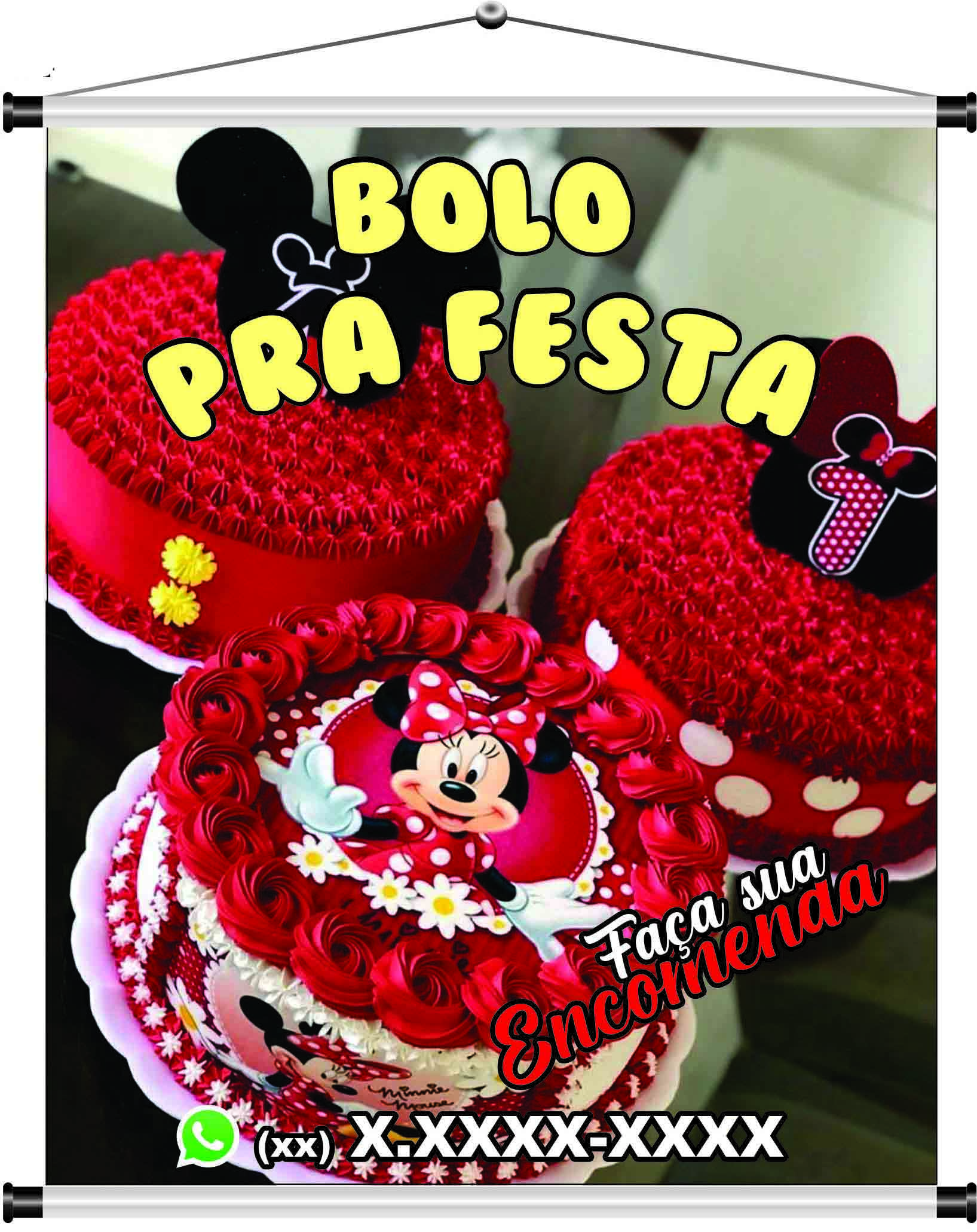 Banner Bolo pra festa mod14