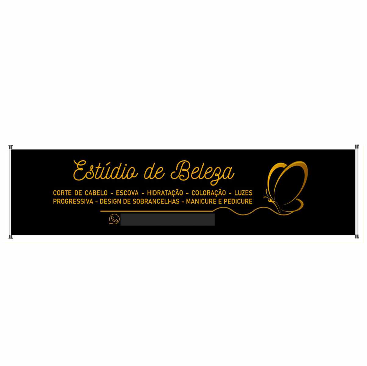 Faixa estúdio de beleza mod222