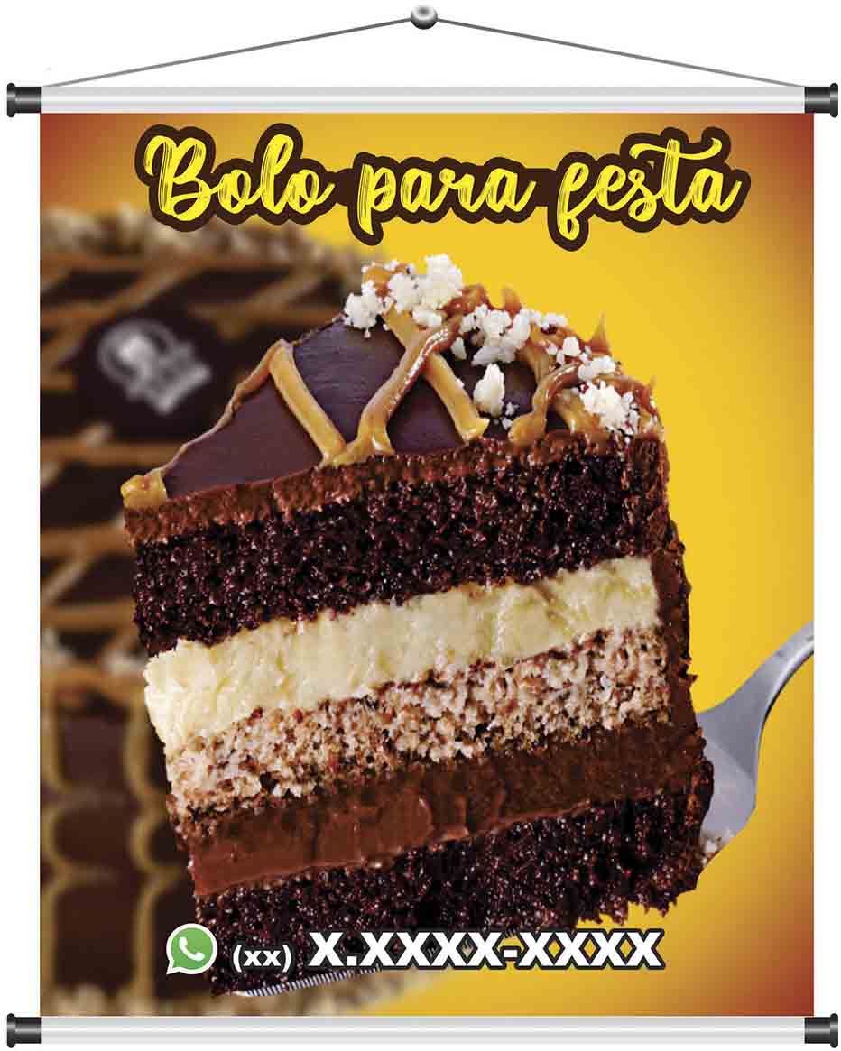 Banner Bolo pra festa mod25