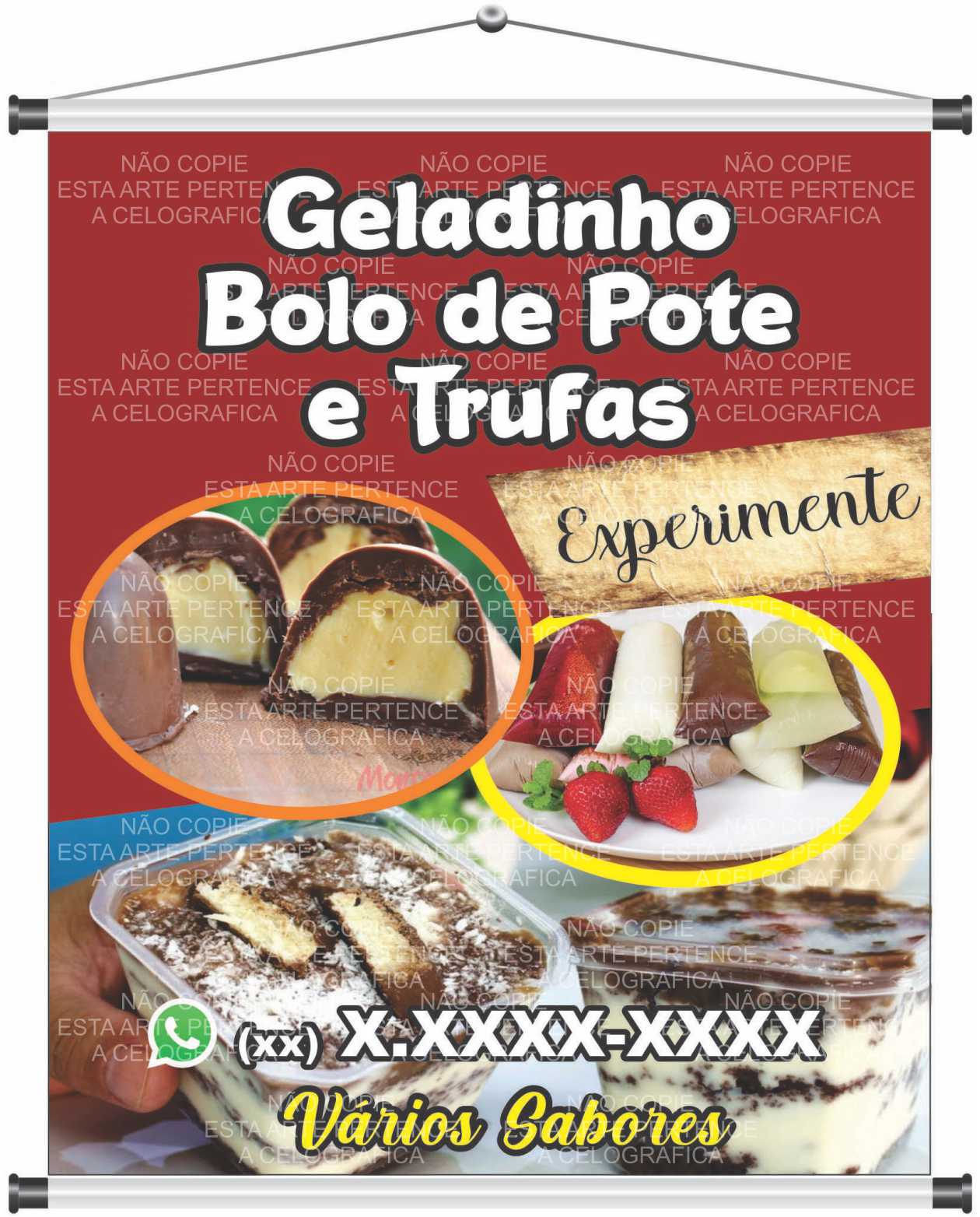 Banner Geladinho bolo de pote e trufas mod36