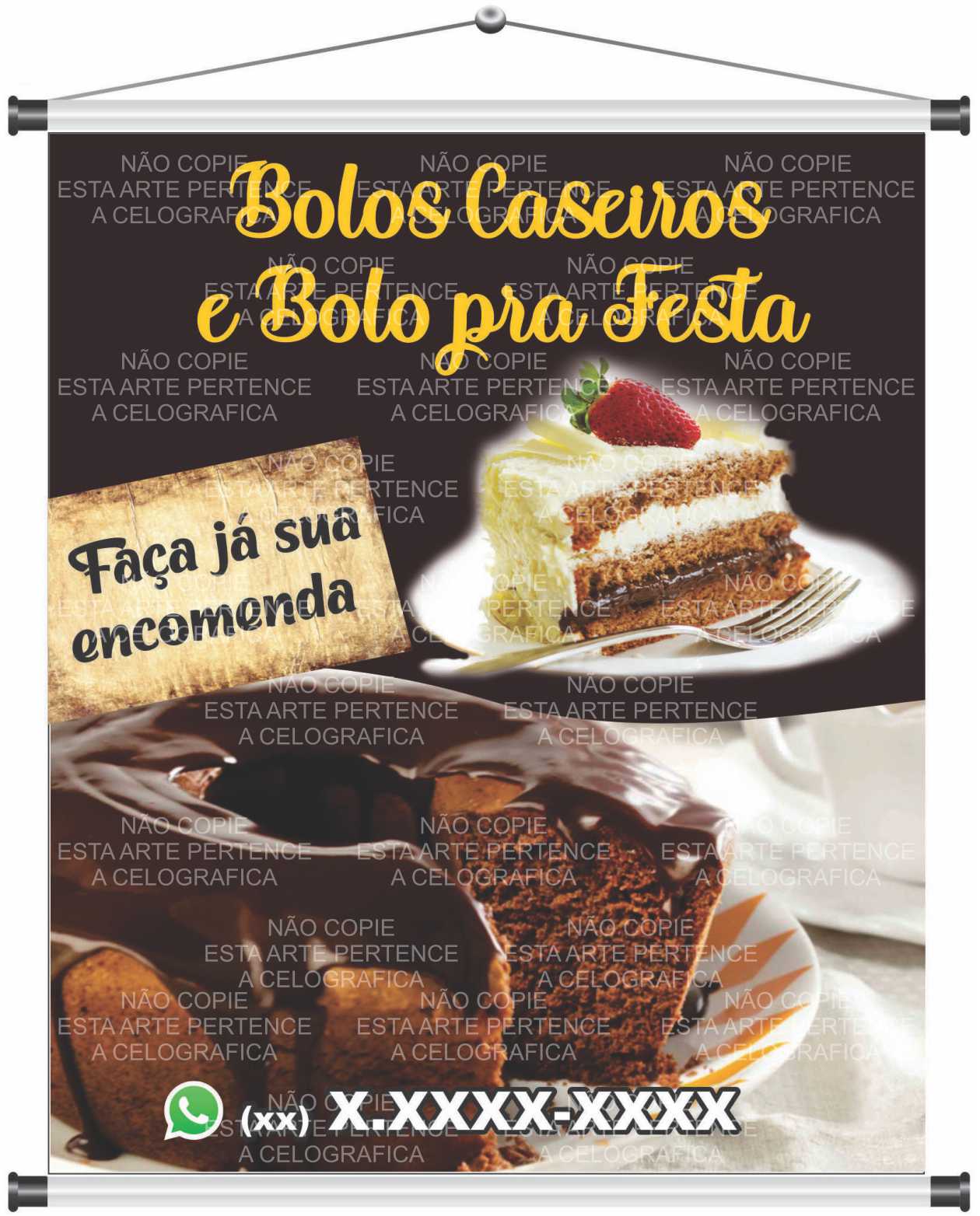 Banner Bolos Caseiro e pra festa mod32
