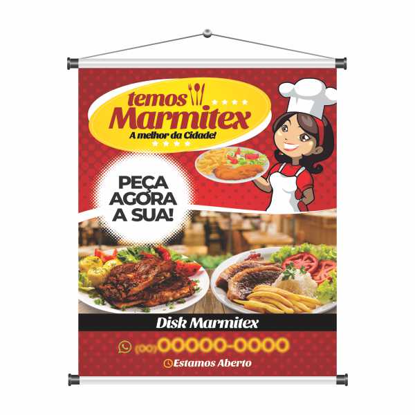 Banner Temos Marmitex mod412