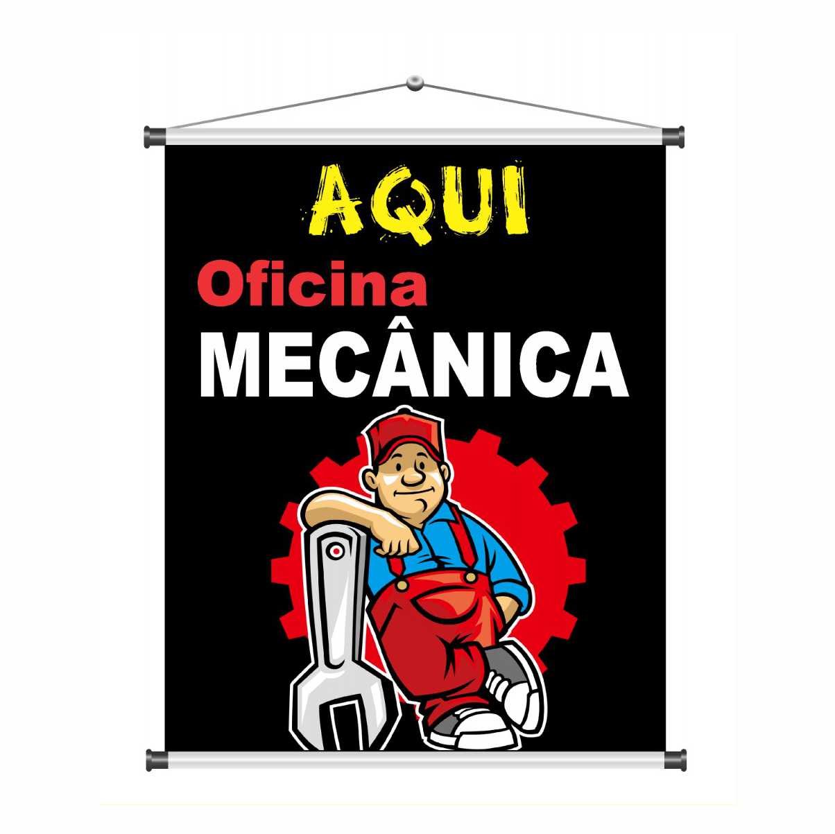 Banner Oficina Mecânica mod432