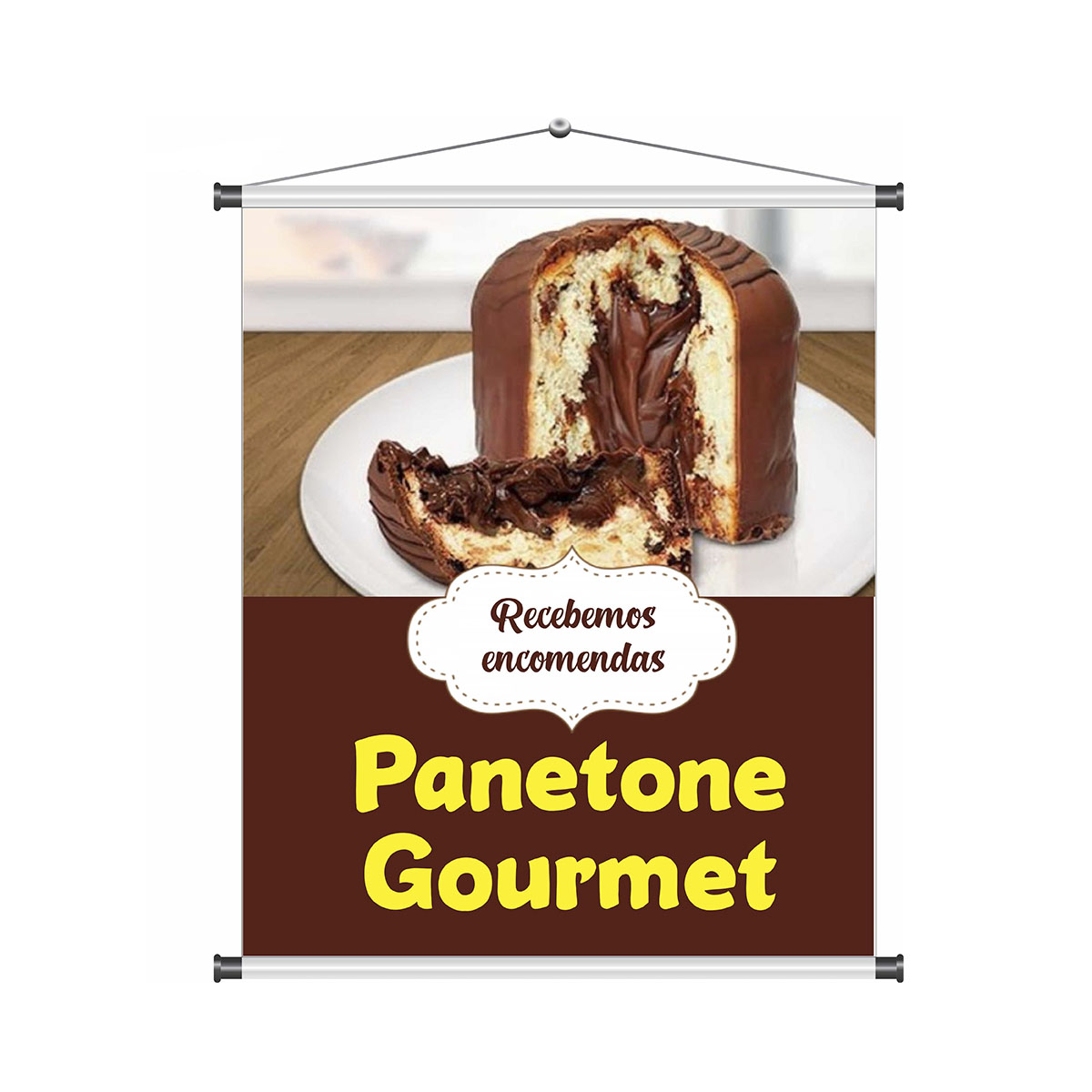 Banner de panetone Rosa mod381