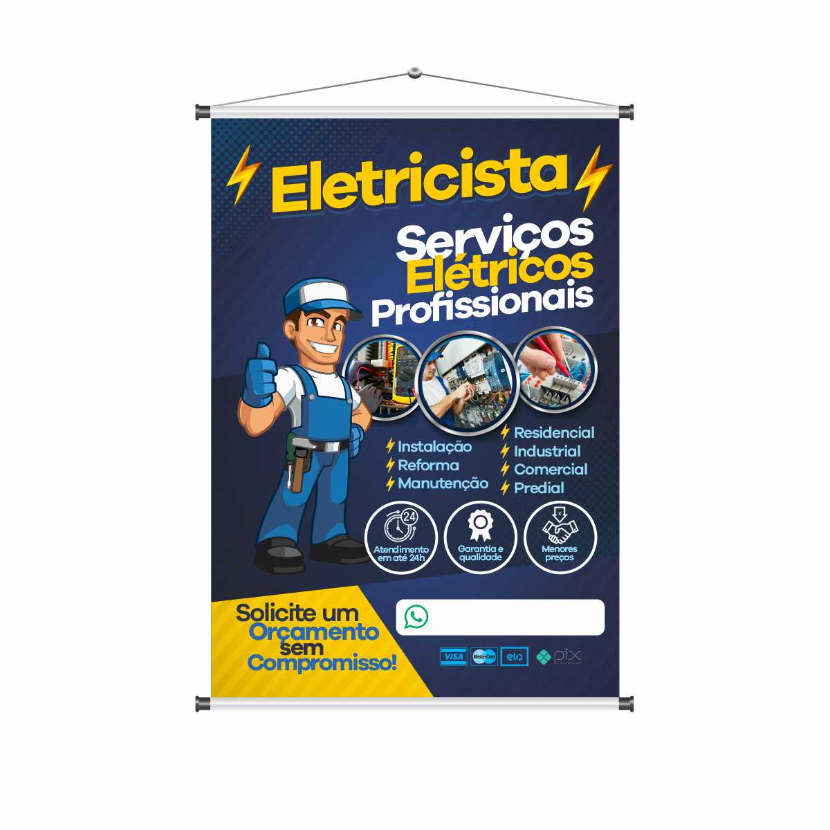 Banner Eletricista mod401