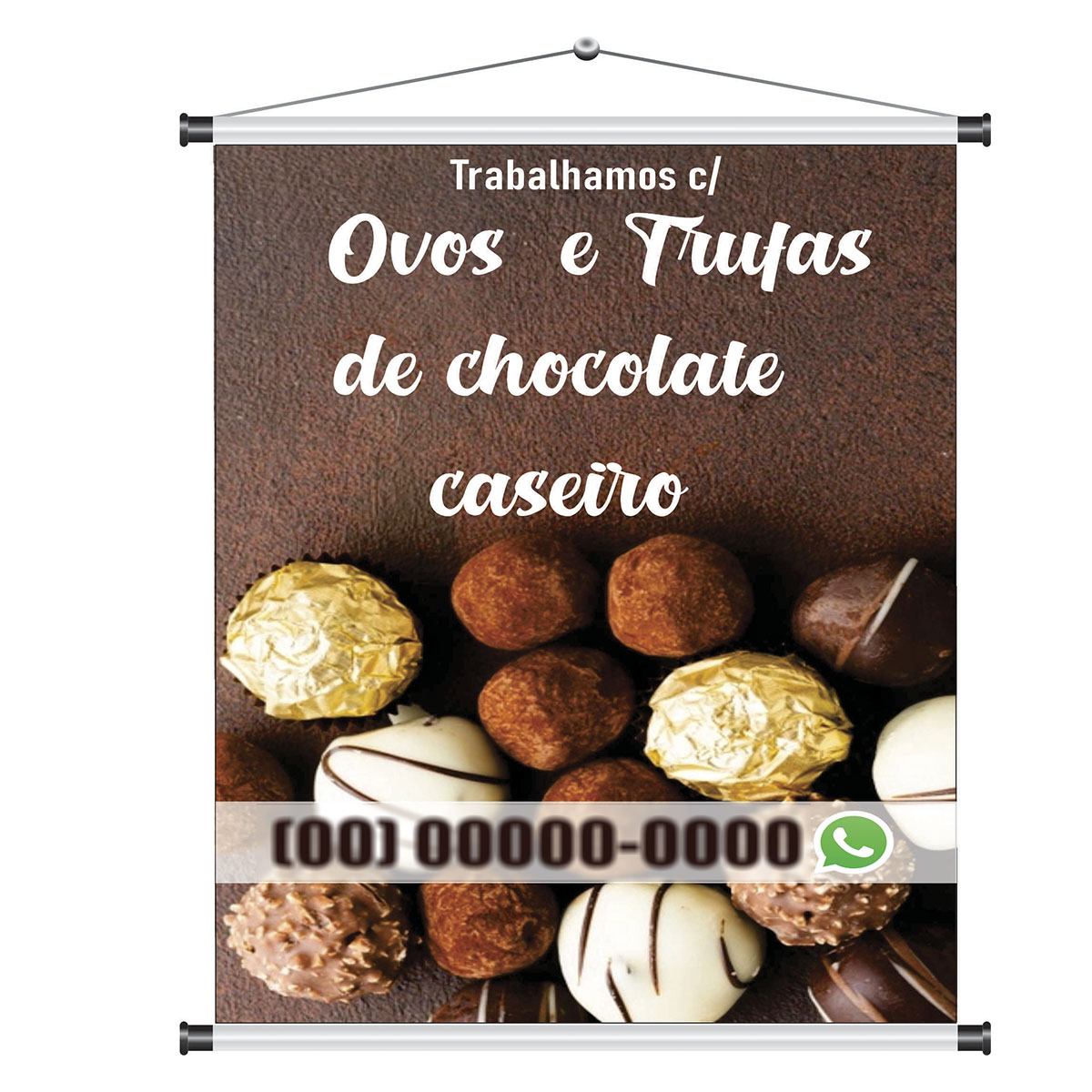 Banner Ovos e Trufas de Chocolate mod386