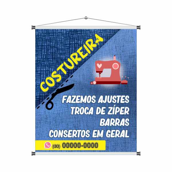 Banner Costureira mod414