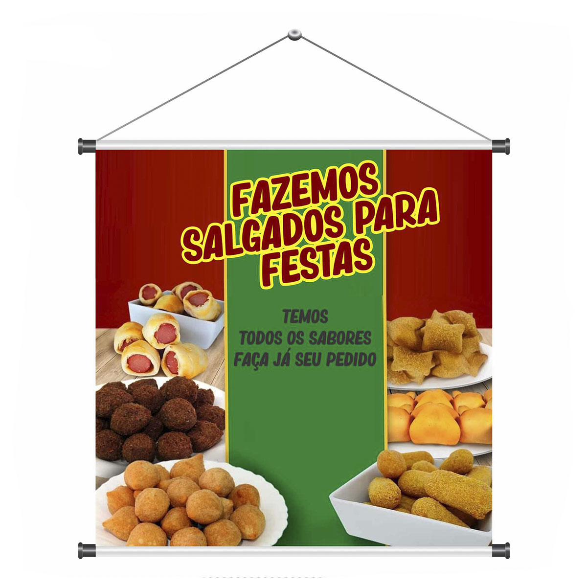 Banner Salgados para Festas mod387