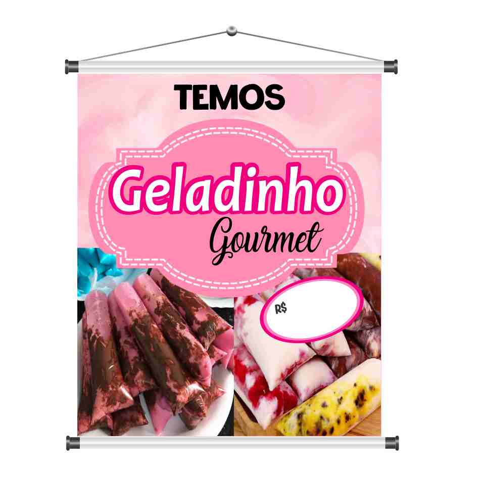 Banner Geladinho Gourmet mod503