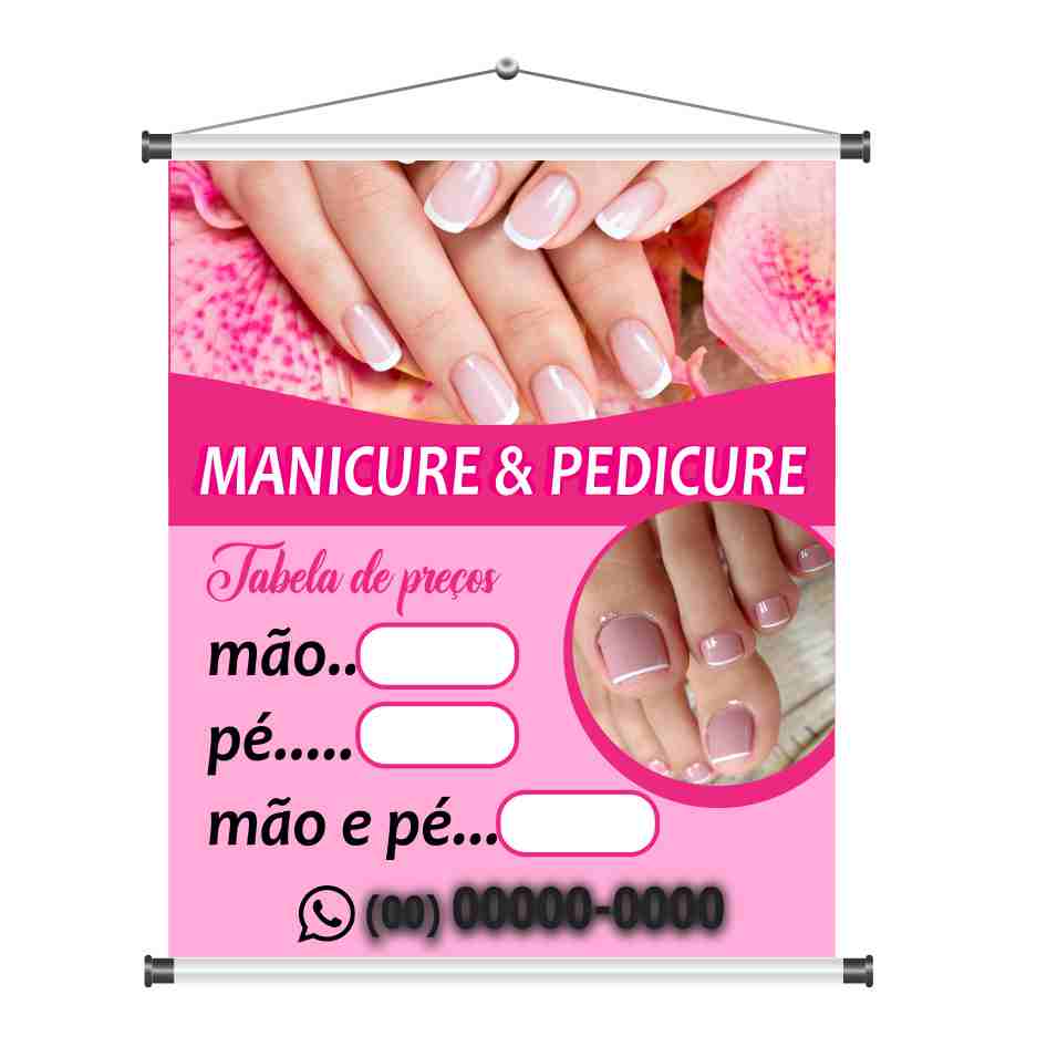 Banner Manicure e Pedicure mod501