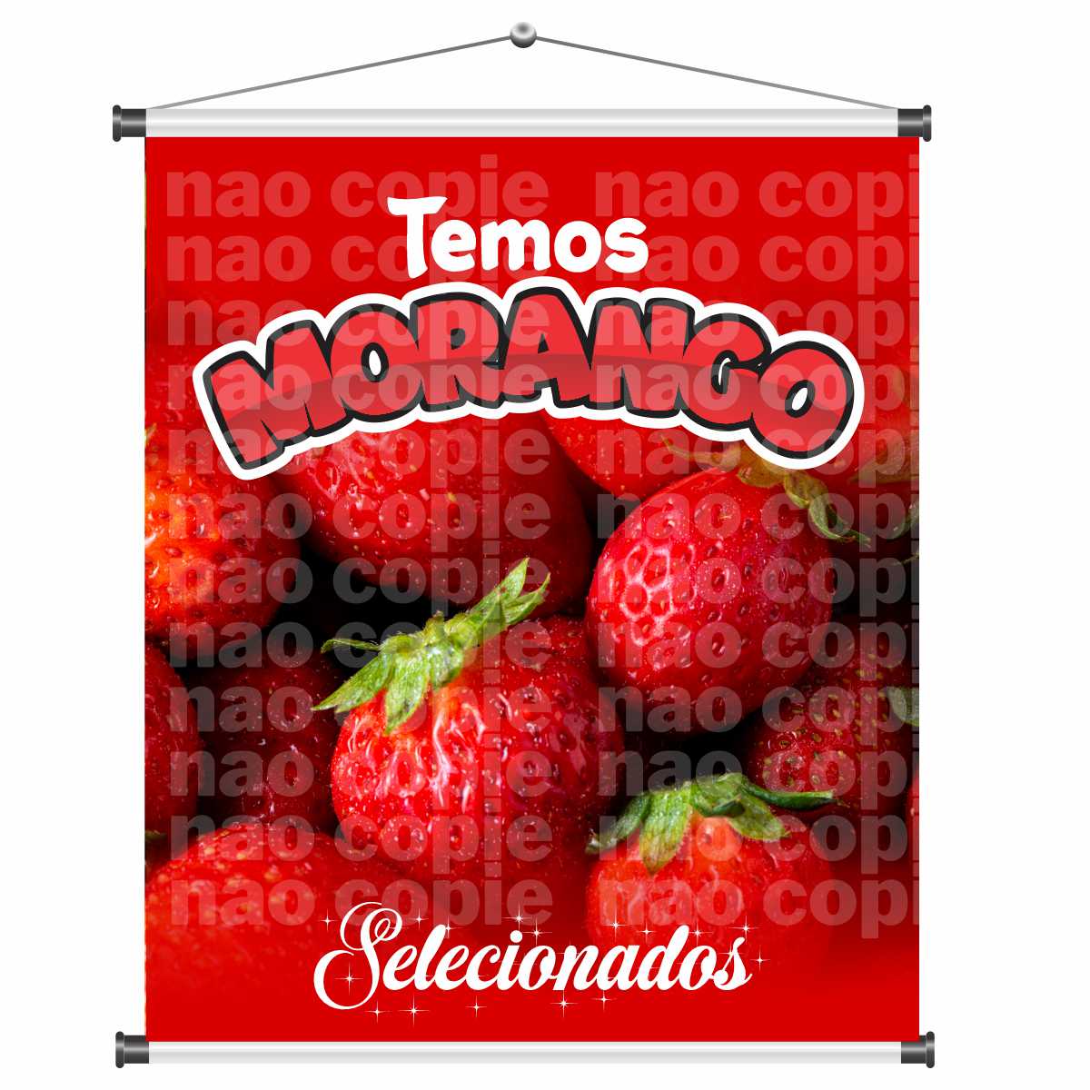 Banner Temos Morango mod509