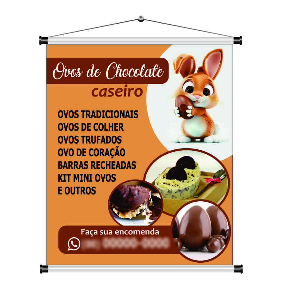 Banner Ovos de Chocolate Caseiro mod492