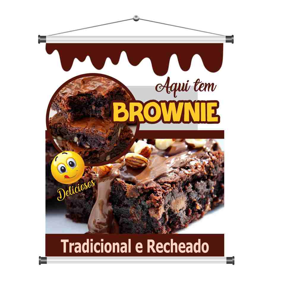 Banner Aqui Tem Brownie mod497