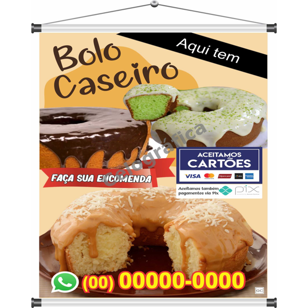 Banner Bolo Caseiro mod57