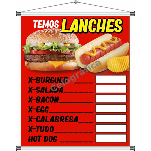 Banner Temos Lanches mod68