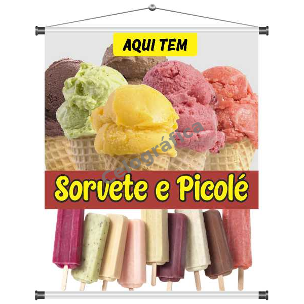 Banner Sorvete e Picolé mod87