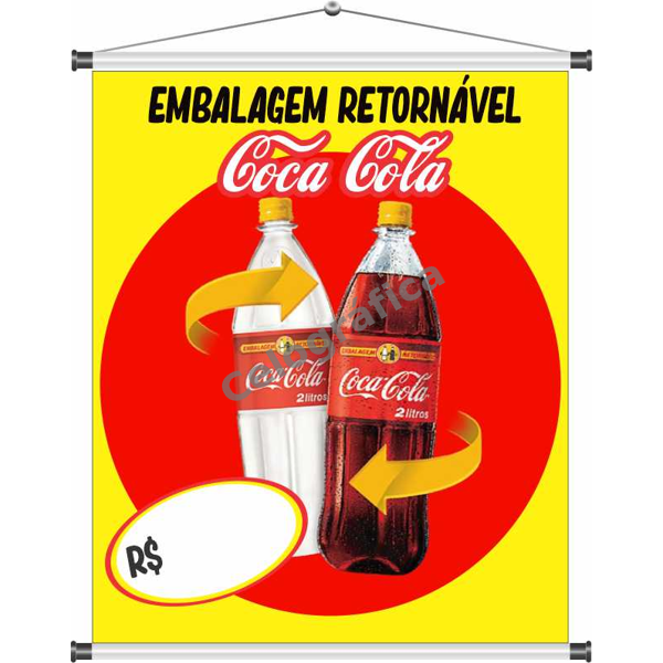 Banner Coca Cola Retornável mod83