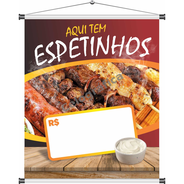Banner Aqui Tem Espetinho mod106