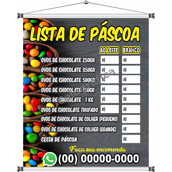 Banner Lista de Páscoa mod218