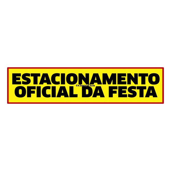 Faixa Estacionamento da Festa mod114