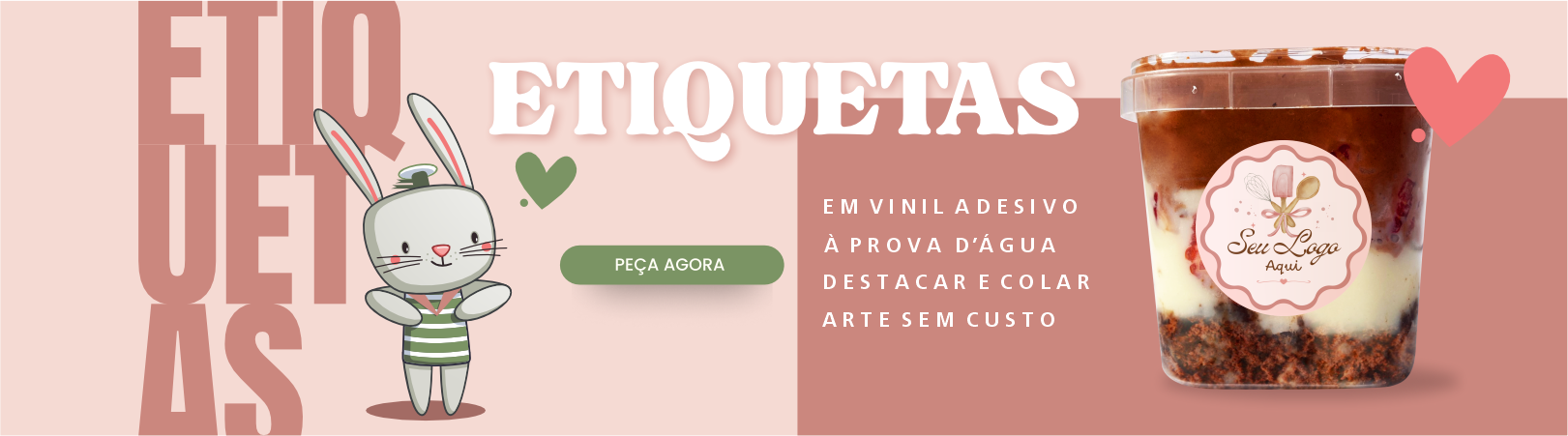 Etiqueta em Vinil personalizado