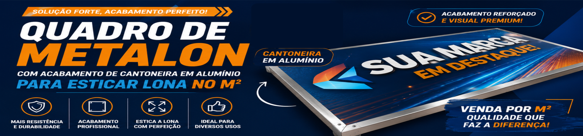 QUADRO DE METALON