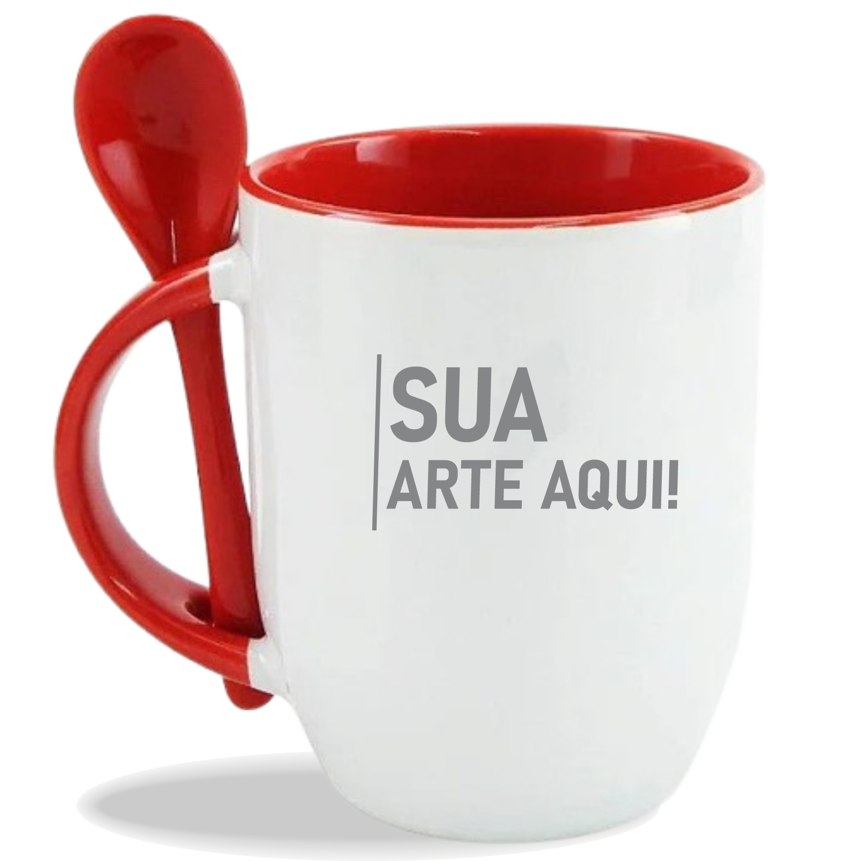Caneca com colher Personalizada