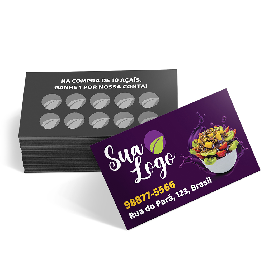 Cartão Fidelidade 4x1