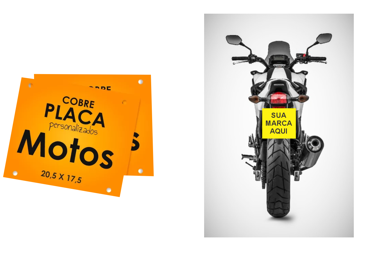 Cobre Placas Moto