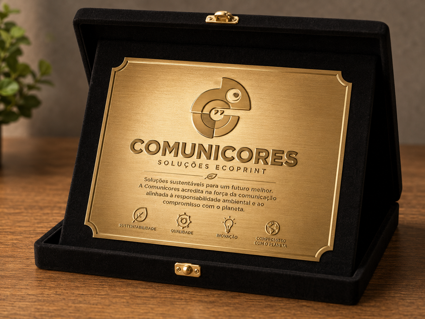 Placa de Homenagem Padrão