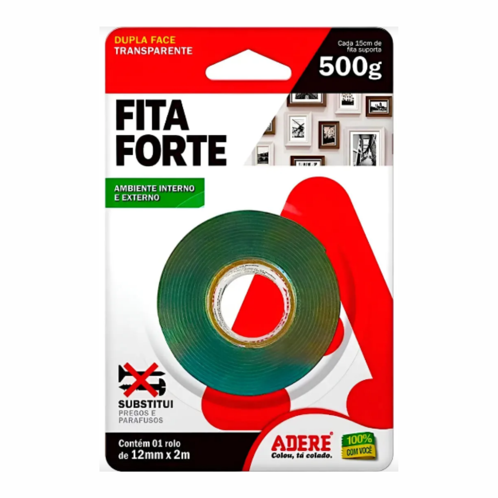 Fita dupla face transparente