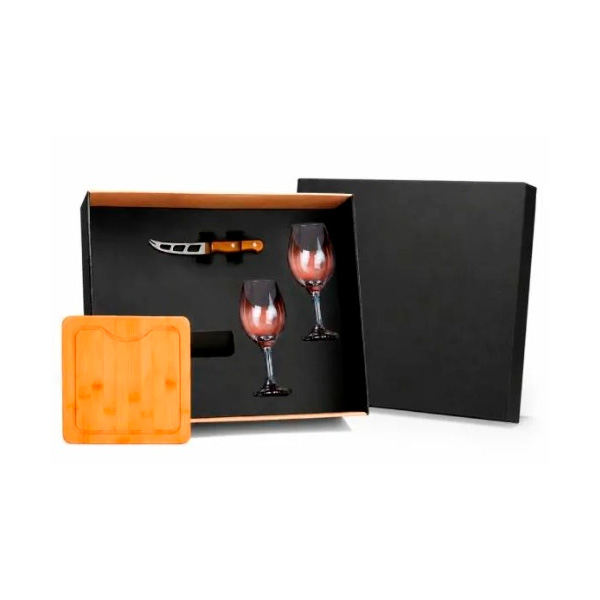 Kit Queijo E Vinho - 4 Peças