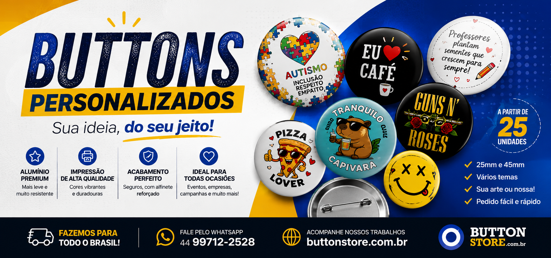 buttons personalizados