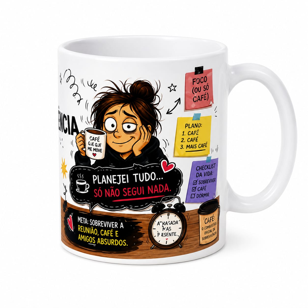 caneca agenda da sobrevivencia