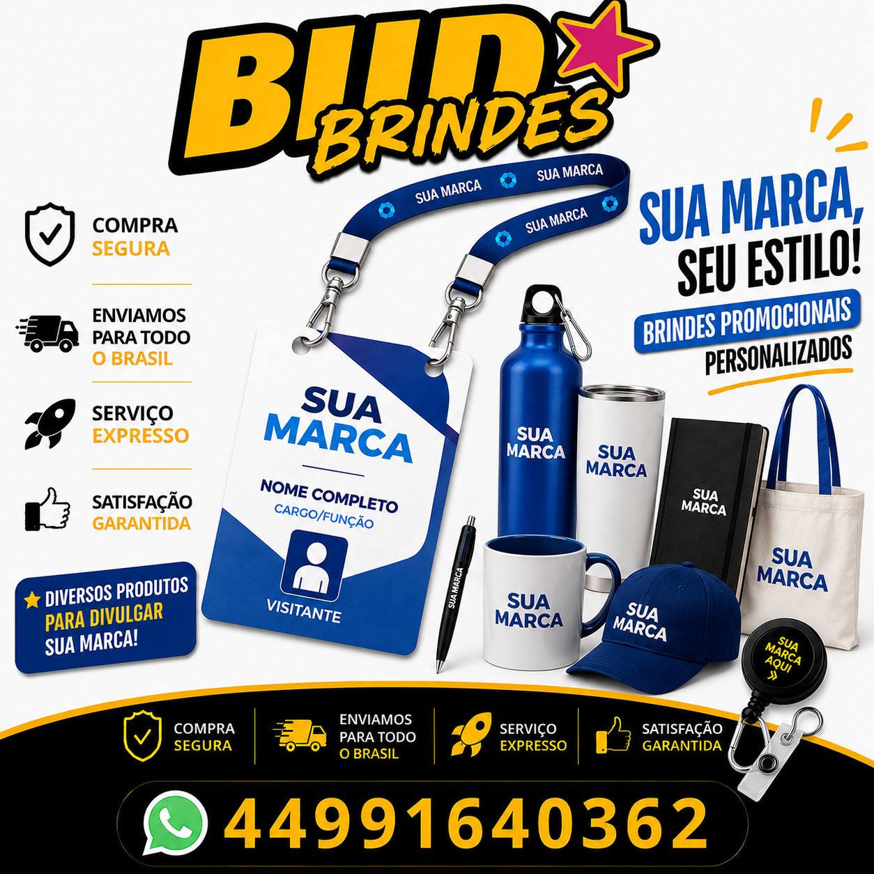BRINDES PROMOCIONAIS PERSONALIZADOS