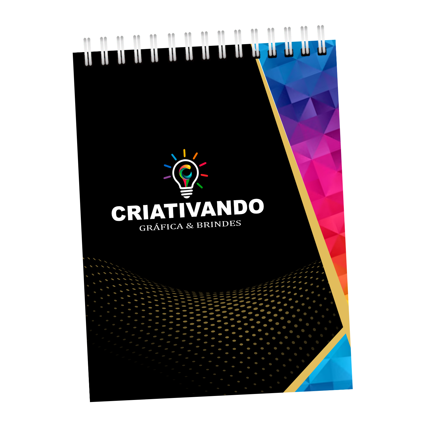 Bloco de Anotação Personalizado A6 - Capa Dura