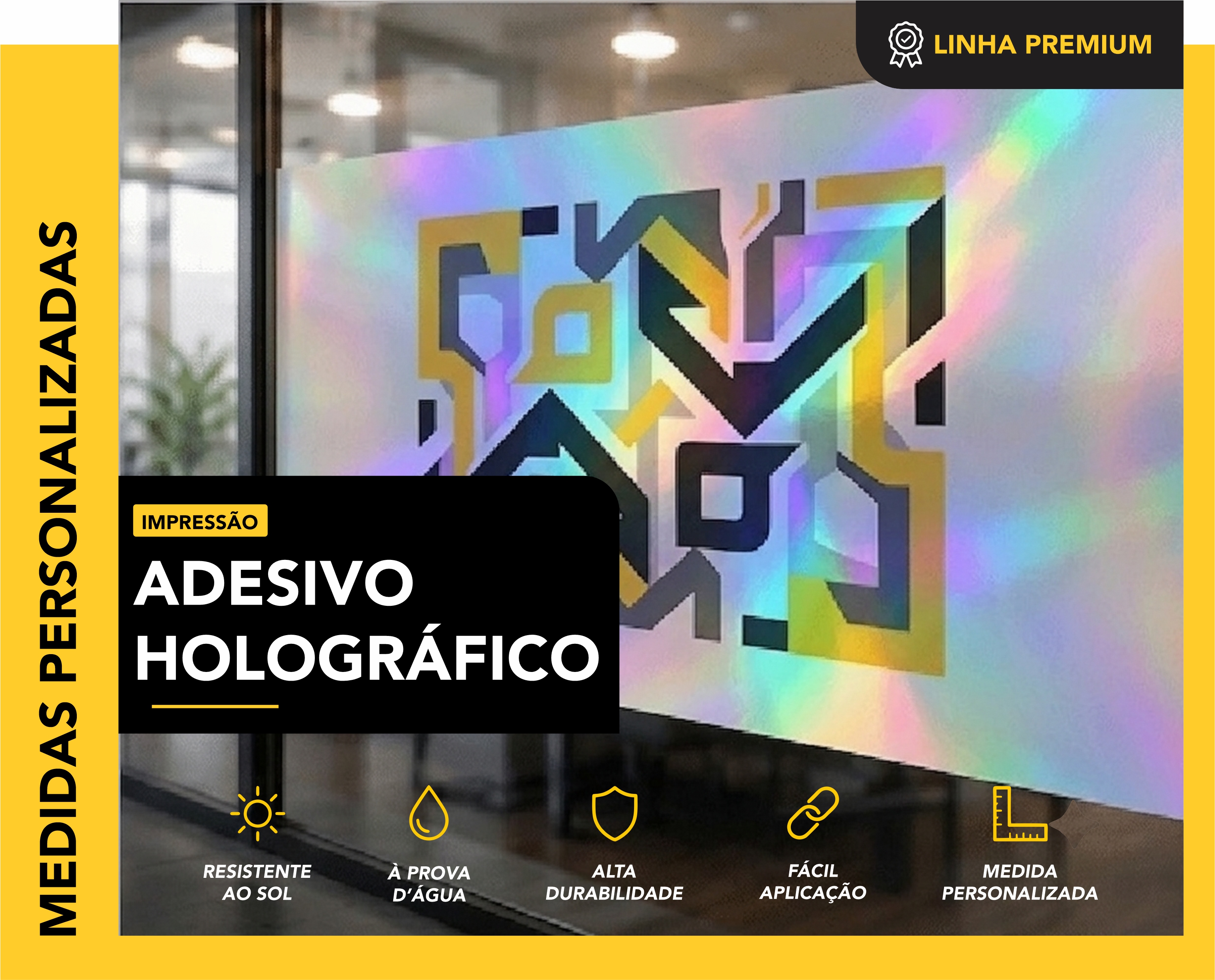 ADESIVO VINIL HOLOGRÁFICO