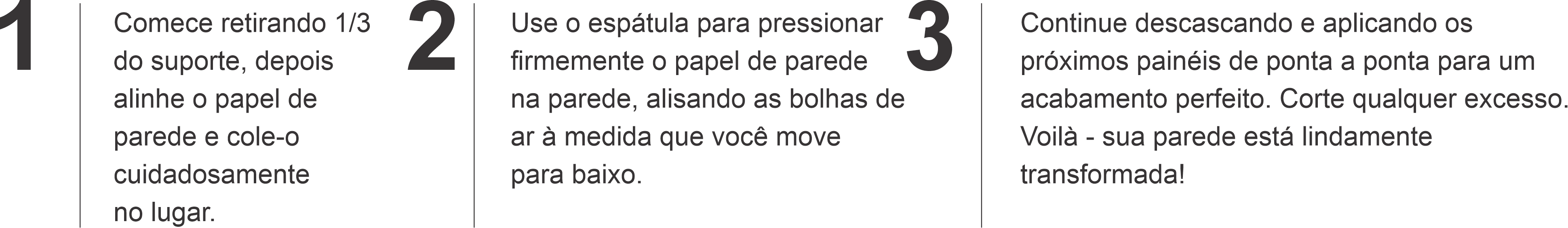 instruções