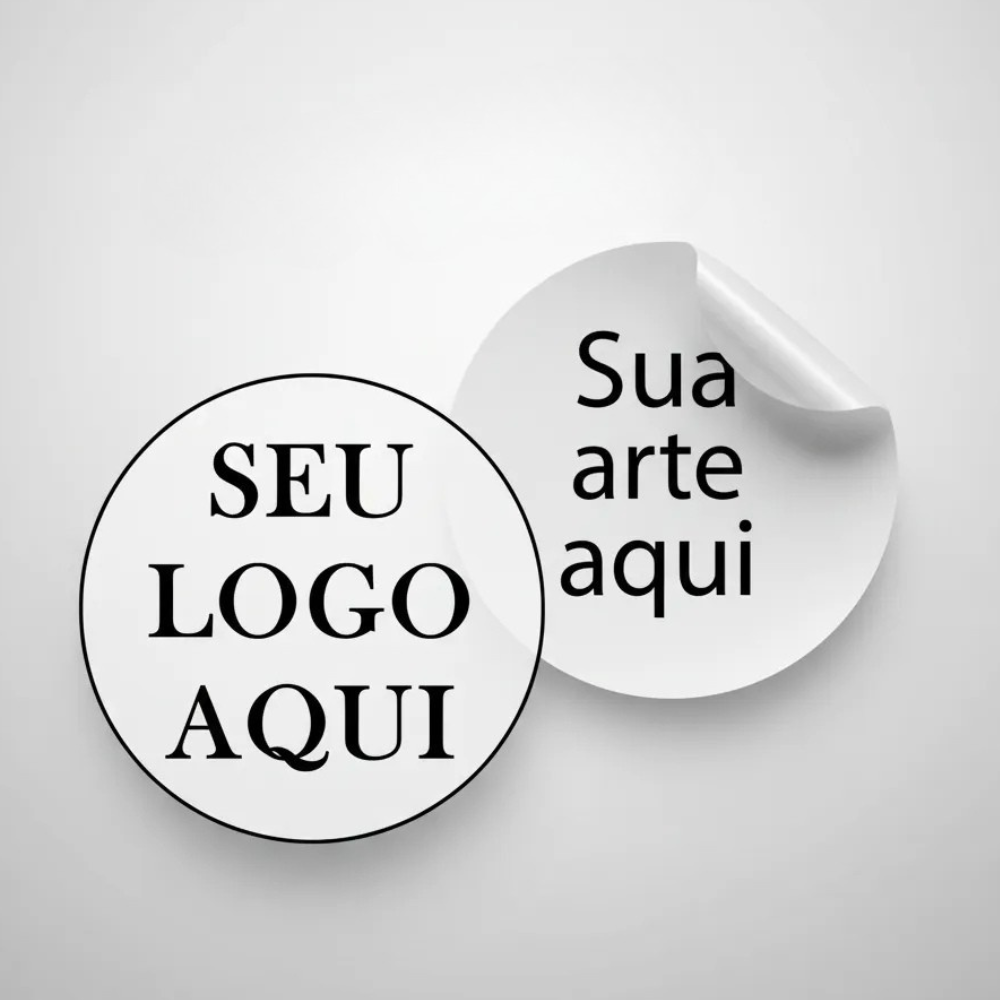 Adesivo Papel Personalizado 7,5cm