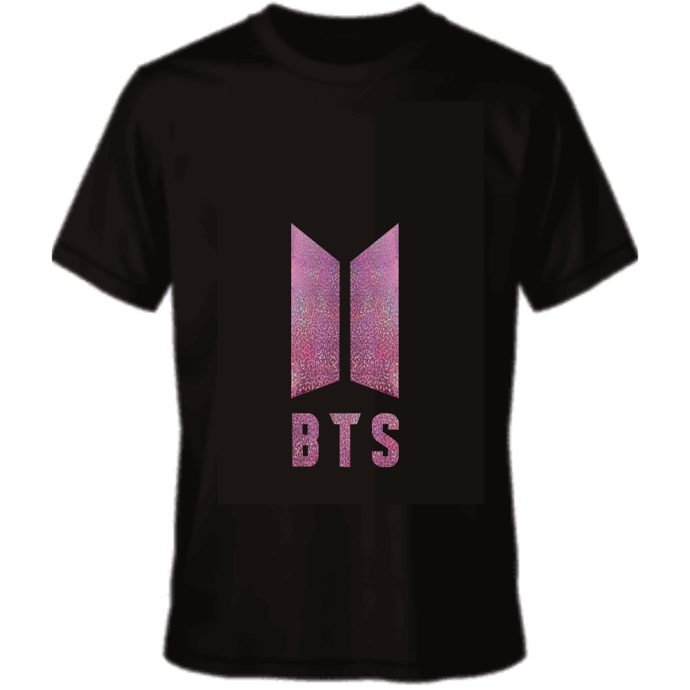 Camiseta BTS HOLOGRÁFICA LOGO 1