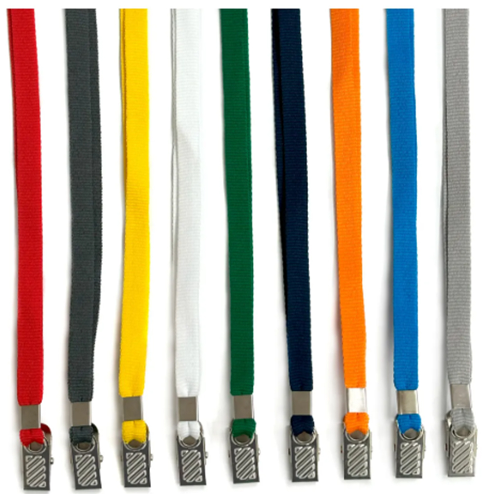Cordões para crachá com jacaré