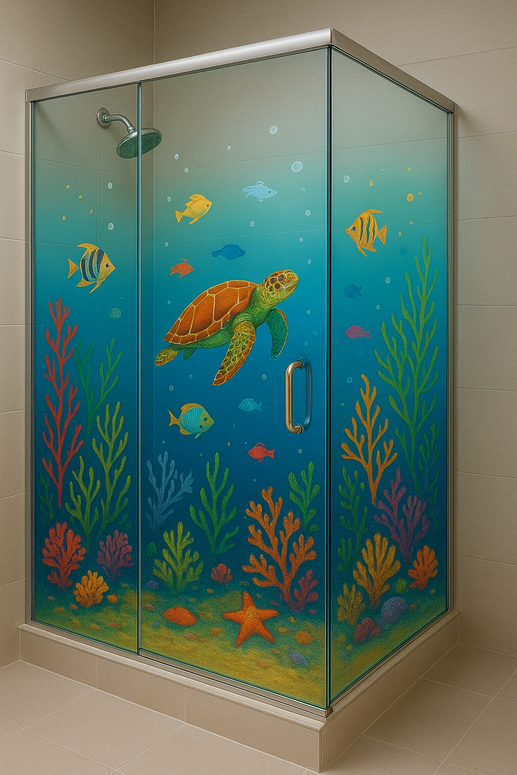 ADESIVO JATEADO COM IMPRESSÃO