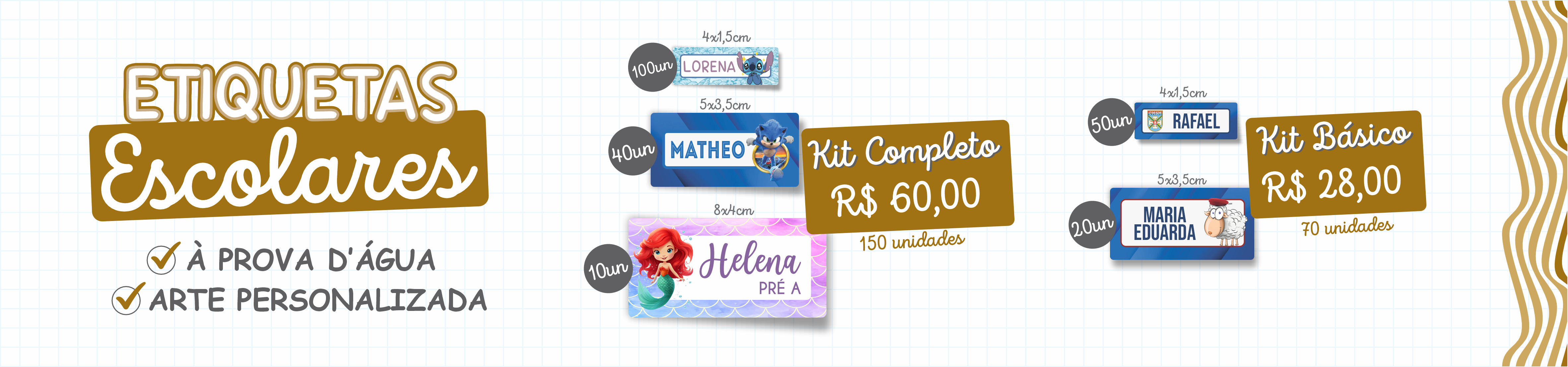 ETIQUETAS ESCOLARES