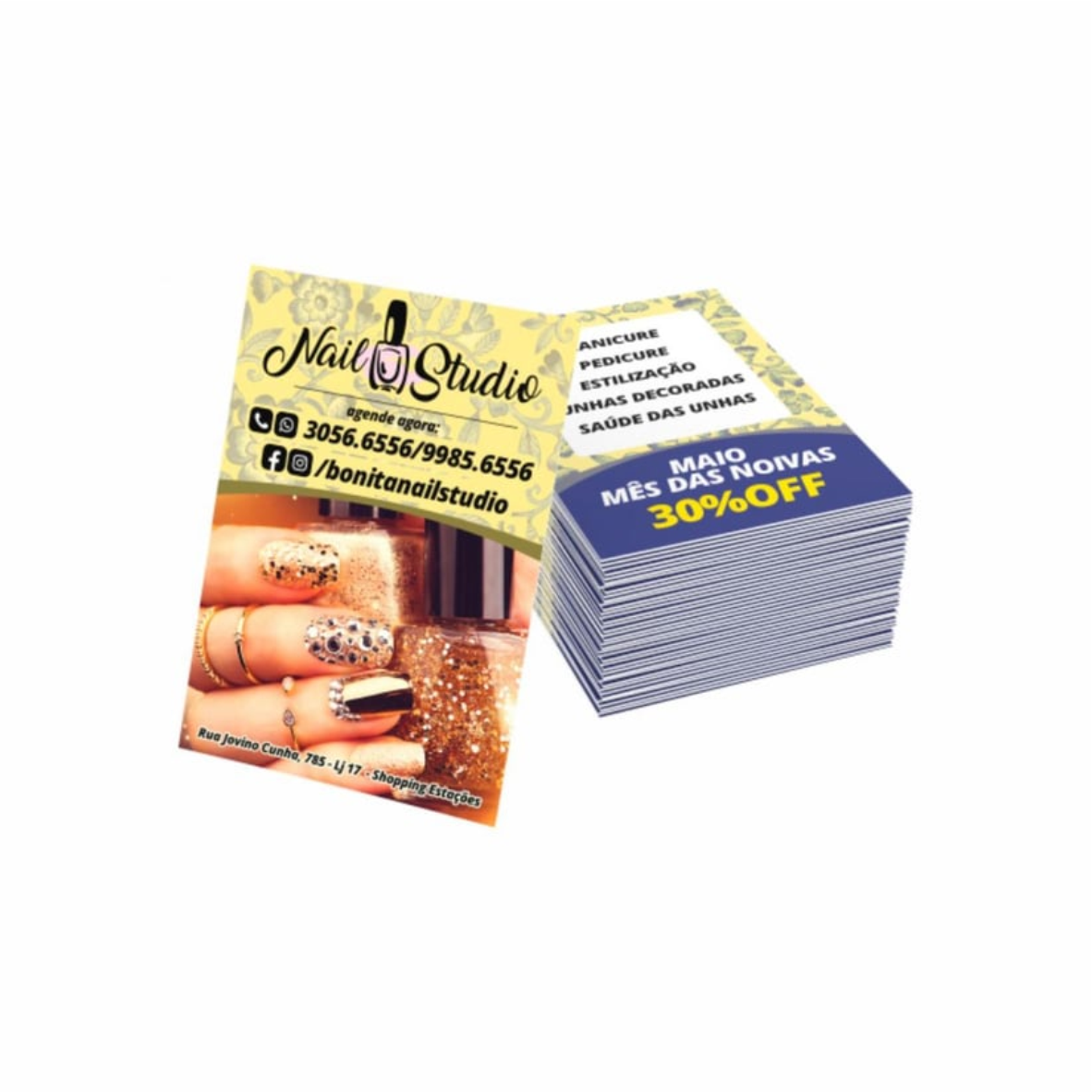 Folder | Panfleto Sulfite - Bom para escrever