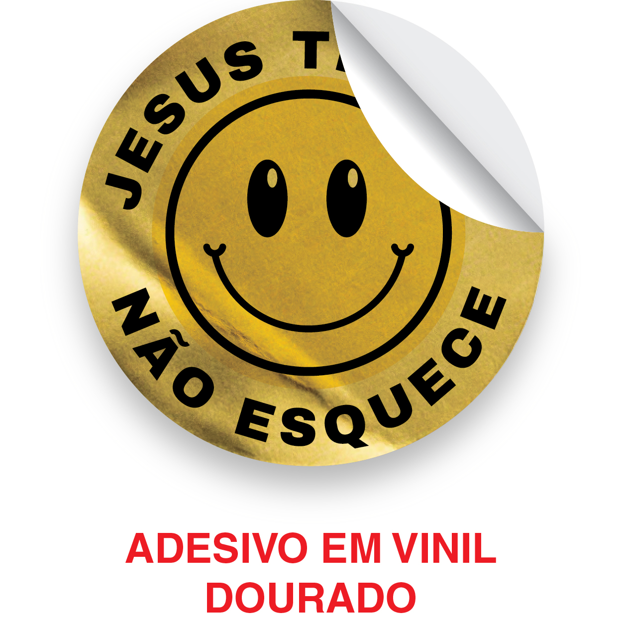 Adesivo em Vinil Metálico_Prata ou Dourado
